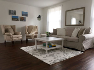 Living Room - Sofa, Wingbacks - Upper Suite Serenity, Port Franks