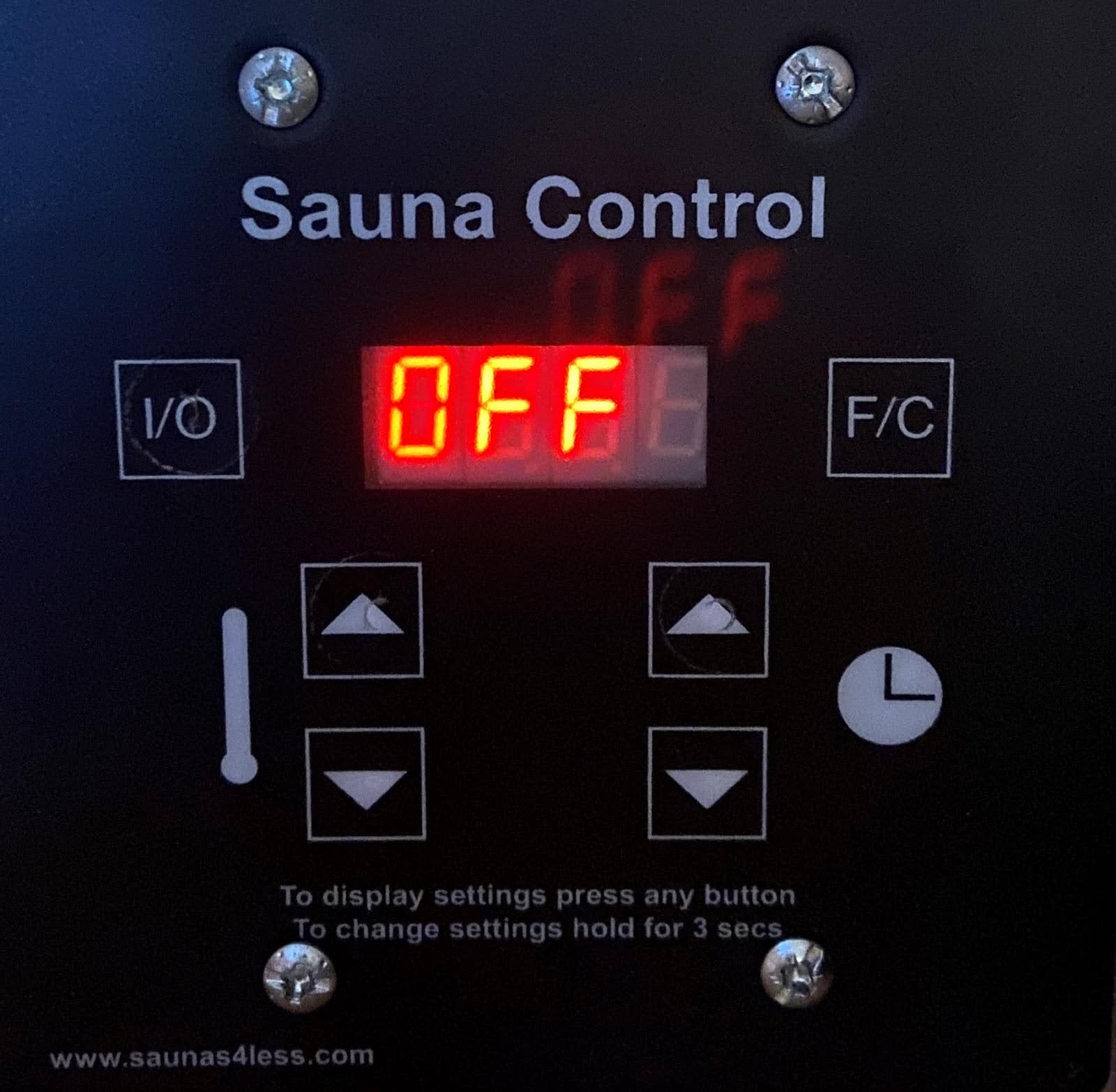 Sauna Control Module WELCOME BOOK – Port Franks Getaway