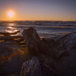 Sun-Setting-Port-Franks-Beach-Dianes-Cozy-Cottage